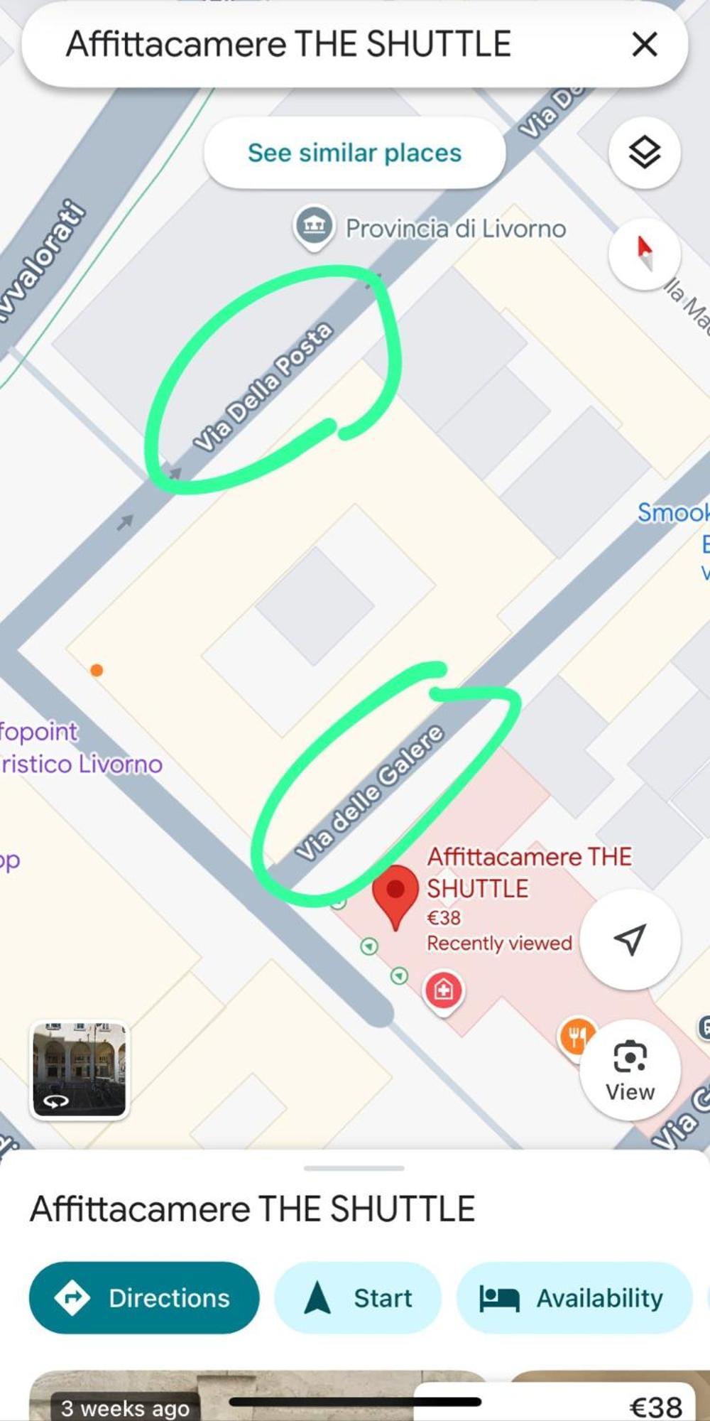 Affittacamere The Shuttle Ливорно Екстериор снимка